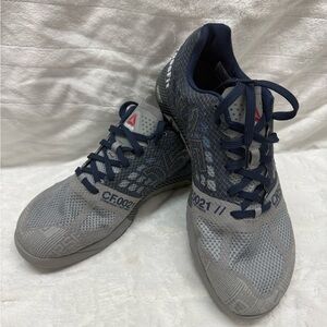 Reebok CF0021 Navy and Gray Athletic Shoes